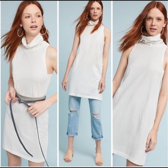 Akemi and Kin Multicolor Tunic Dress Anthropologie Striped Cotton Sleeveless XS - Picture 4 of 9